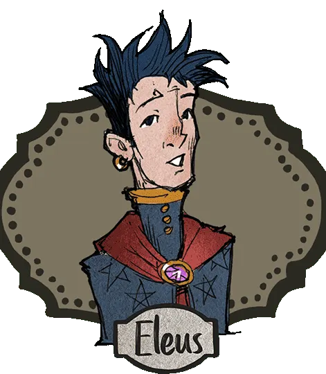 Eleus, personaggio illustrato di Infinity Mundi